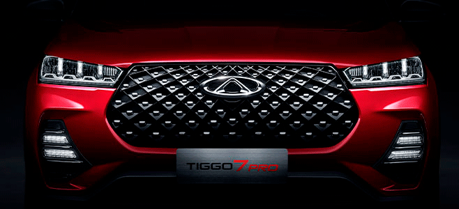 CHERY TIGGO 7 PRO радиатор вид спереди 